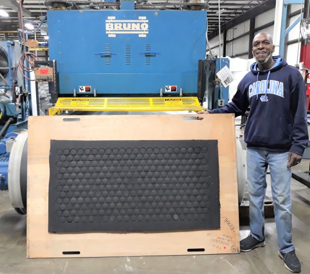Large die cutting shop machine