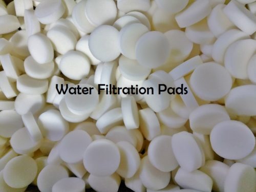 Water Filtration Die Cut Pads