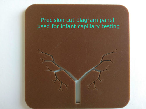 Waterjet Cut Test Panel