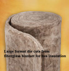 fiberglass insulation large die cut parts