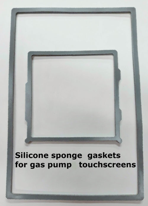 Silicone Sponge Gaskets For Gas Pump Touchscreens