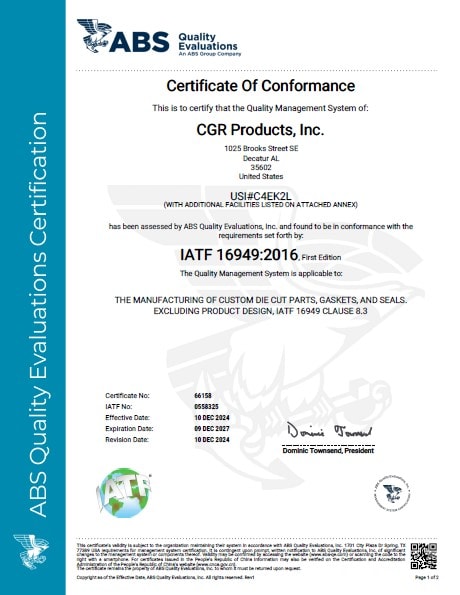 IATF Certificates