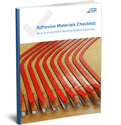Adhesive Materials Checklist CGR Products