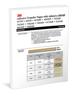 3M Acrylic Adhesives Data Library