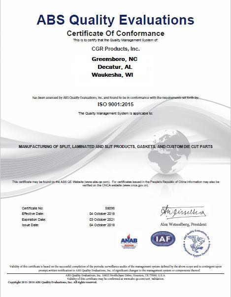 ISO Certificates