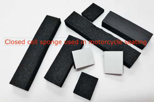 Closed Cell Sponge For Motorcycle Seating