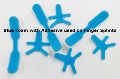 Die Cut Finger Splint Foam